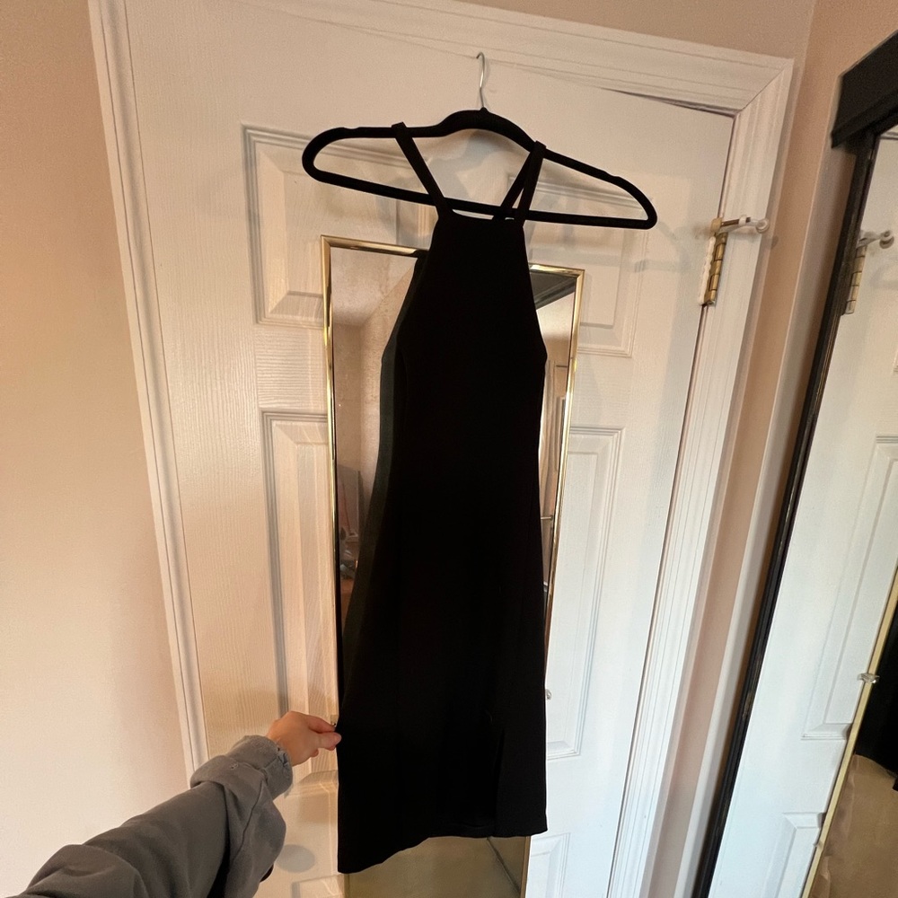 NWT Express Open Back Little Black Dress